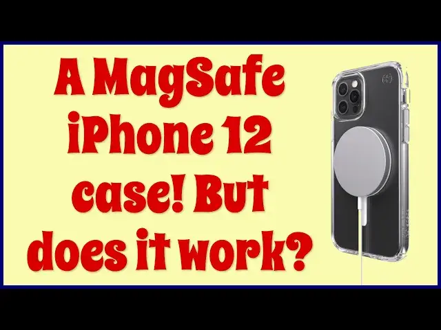 'Video thumbnail for Speck Presidio Perfect-Clear MagSafe iPhone 12 Pro Case -- TEST & REVIEW'