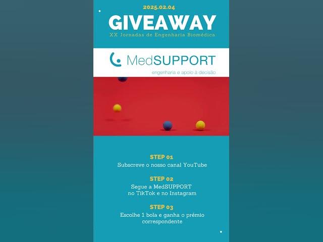 Video thumbnail for Giveaway XX Jornadas de Engenharia Biomédica