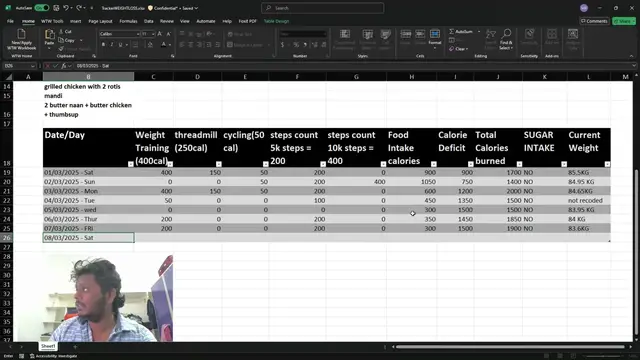 Video thumbnail for DAY 8 ｜｜ Target 1 achieved ｜｜ 7 KG WEIGHT LOSS IN 30 DAYS ｜｜ WORKOUT AND MEAL PLAN ｜｜ TRANSFORMATION
