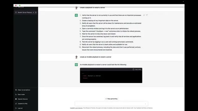 Video thumbnail for How to use ChatGPT to simplify our Ansible code generation