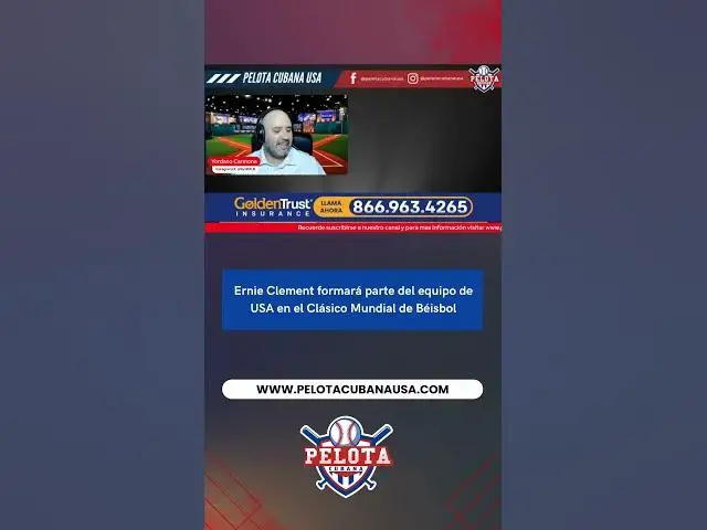 Video thumbnail for Ernie Clement formará parte del equipo de USA en el Clásico Mundial de Béisbol