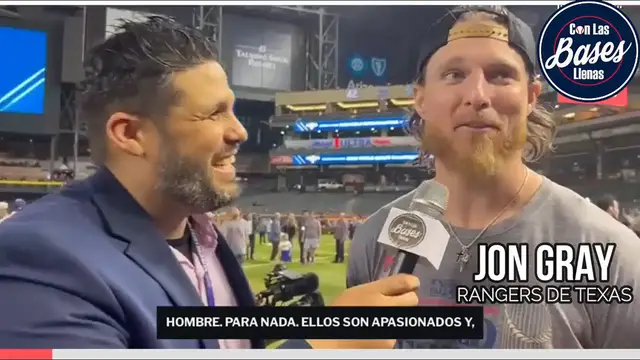 Video thumbnail for Jon Gray gets very emotional dedicating his World Series title to his late coach