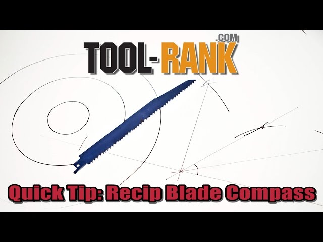 Video thumbnail for Quick Tip: Draw Circles And Bisect Angles With A Reciprocating Saw Blade