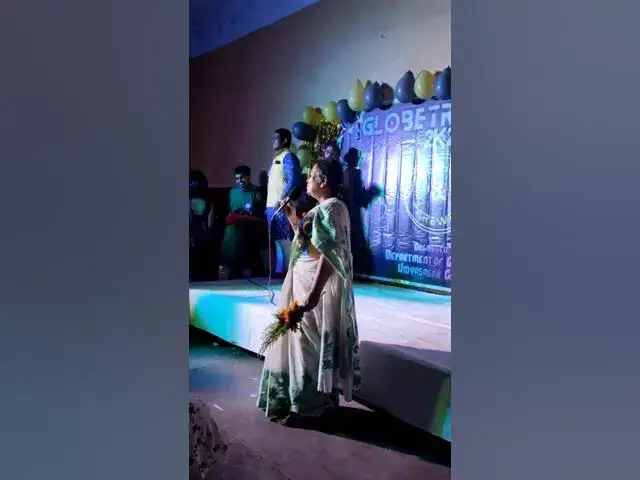 'Video thumbnail for Vidyasagar College UG farewell 2022 AG MA'AM SINGING FOR STUDENTS 馃挐'