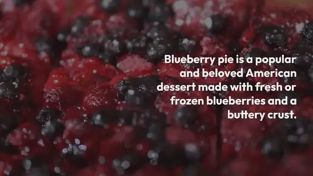 Video thumbnail for Blueberry Pie Recipe
