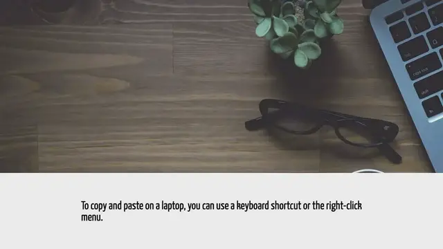 Video thumbnail for How Do You Copy And Paste On A Laptop