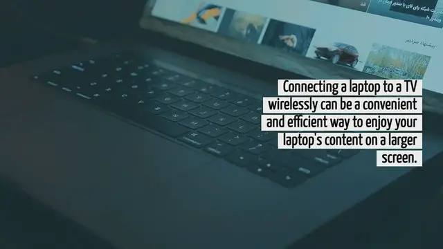 Video thumbnail for How To Connect Laptop To Tv Wirelessly