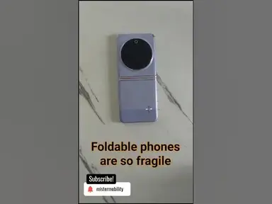 'Video thumbnail for My Foldable Phone Fell Face Down...Splat! #foldablephone #foldingphone #flipphone'