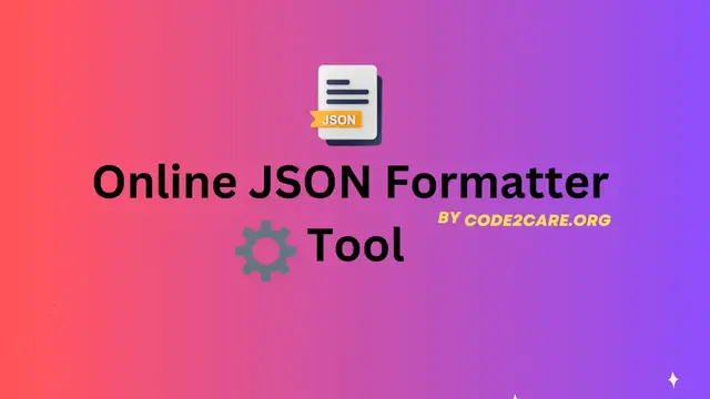 'Video thumbnail for Online Free JSON String Formatter (Prettifier) Tool - Code2care'