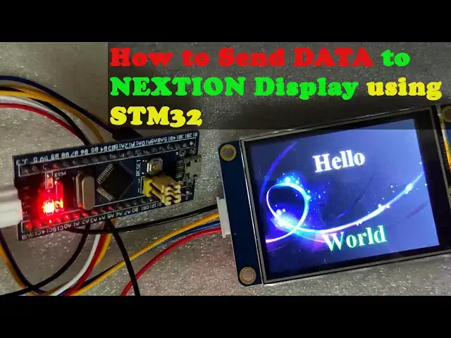 Video thumbnail for How to send String to the Nextion display || STM32F103 || CubeIDE