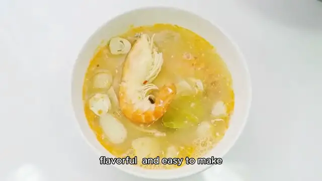 'Video thumbnail for Creamy Shrimp Soup'