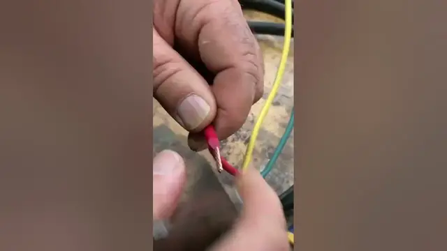 Video thumbnail for How to Strip Wire #shorts