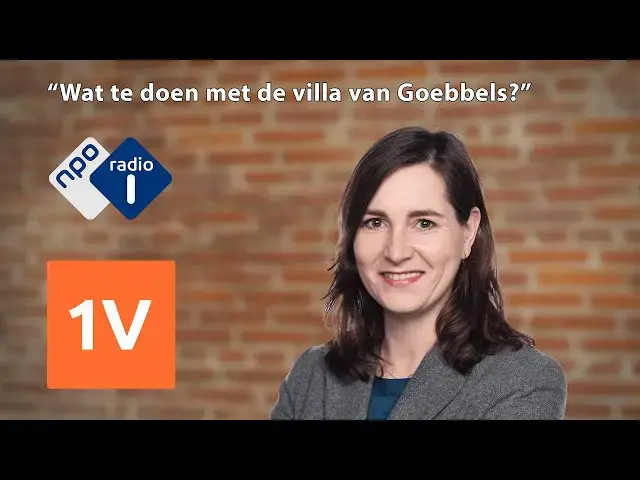 Video thumbnail for 2024-04-19 Ulrike Nagel op EenVandaag radio: Wat te doen met de villa van Goebbels aan de Bogensee?