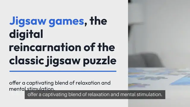 Video thumbnail for Jigsaw Games