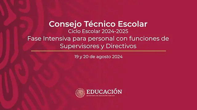 Video thumbnail for Fase Intensiva CTE 2024: Mensaje de Leticia Ramírez a Directivos y Supervisores