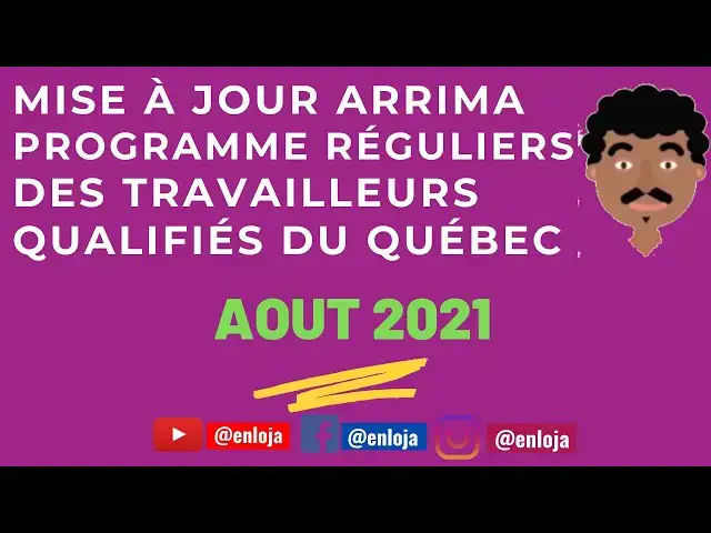 Video thumbnail for 🔵Résidence Québec 🇨🇦, nouveau système de pointage. Arrima.Programme régulier travailleurs qualifiés.