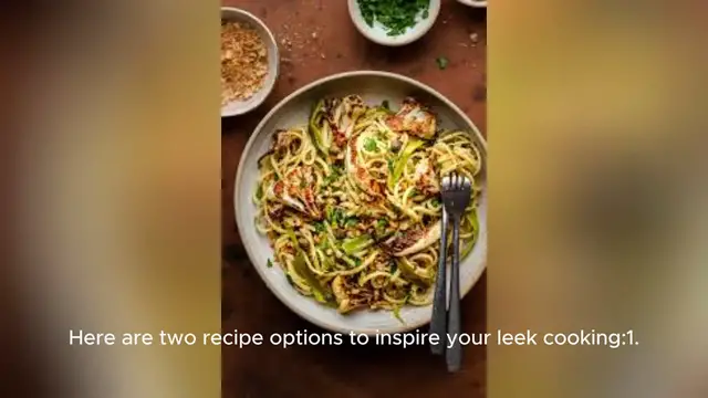 Video thumbnail for leek recipe
