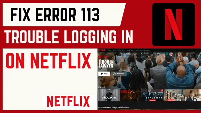 Video thumbnail for How To Fix Error 113 On Netflix | Sorry, We Had Trouble Logging You In