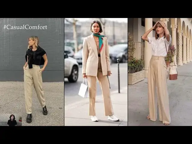 'Video thumbnail for Chic Beige Pants Outfit Ideas For Women 2025 Elevate Your Style with Effortless Elegance'