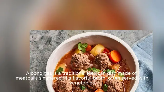 Video thumbnail for albondigas recipe