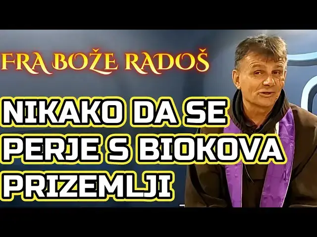 Video thumbnail for Fra Bože Radoš - Nikako da se PERJE S BIOKOVA prizemlji