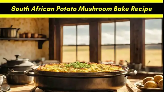 Video thumbnail for South African Potato Mushroom Bake Recipe