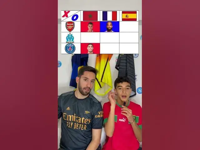 'Video thumbnail for Football Tic-tac-toe #maroc #spain #france #football #tictactoe'