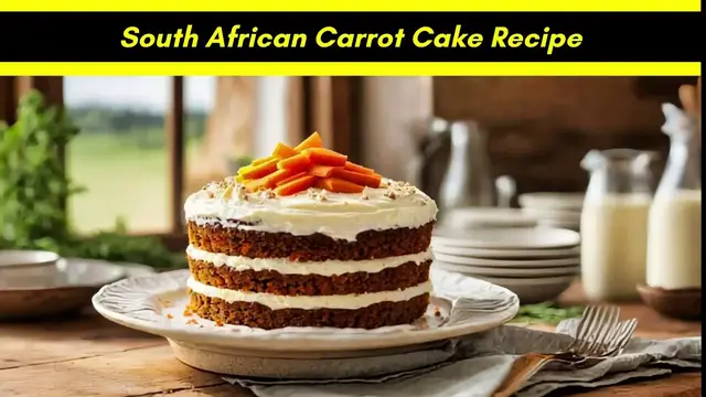 Video thumbnail for South African Carrot Cake Recipe