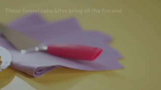 Video thumbnail for Funnel Cake Bites