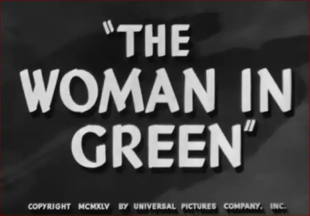 Video thumbnail for The Woman in Green (1945)