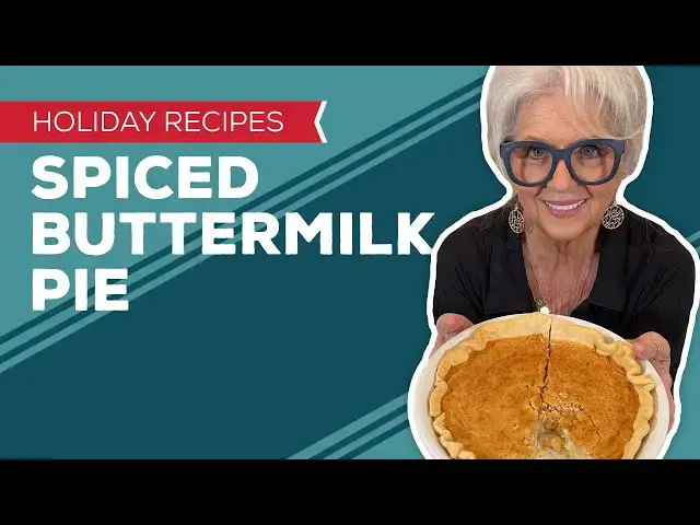 Video thumbnail for Holiday Cooking & Baking Recipes: Spiced Buttermilk Pie Recipe | Thanksgiving Desserts