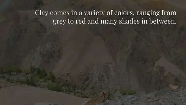 Video thumbnail for Is clay grey or red?