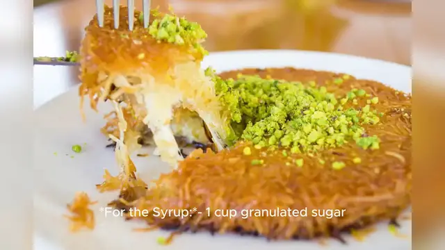 Video thumbnail for kunefe recipe