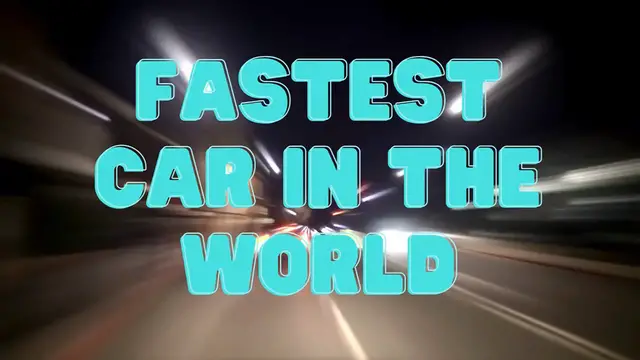 Video thumbnail for What Is The Fastest Car In The World