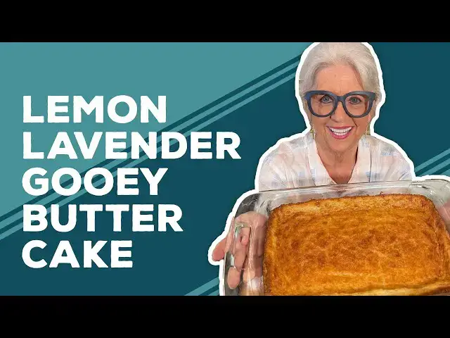 Video thumbnail for Love & Best Dishes: Lemon Lavender Gooey Butter Cake Recipe | Lemon Dessert Ideas