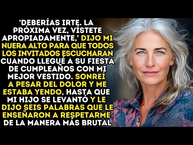 Video thumbnail for No Hay Lugar Para Tu Pobreza, Se Burló Mi Nuera. Entonces Mi Hijo Se Levantó Y Dijo…