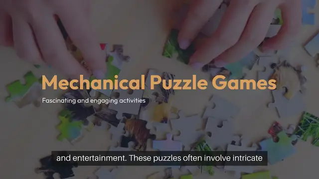 Video thumbnail for Mechanical Puzzle Games For Home