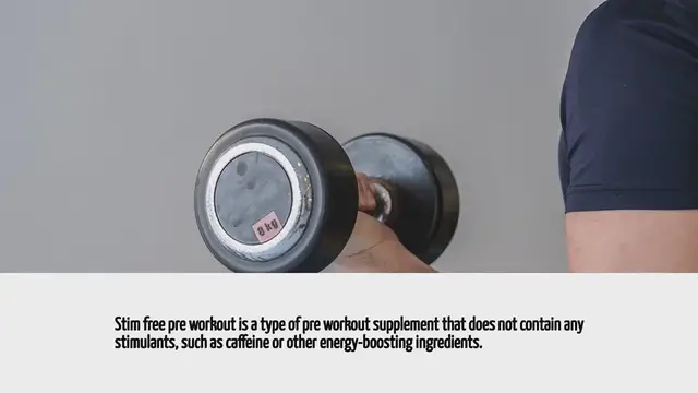 Video thumbnail for What Is Stim Free Pre Workout