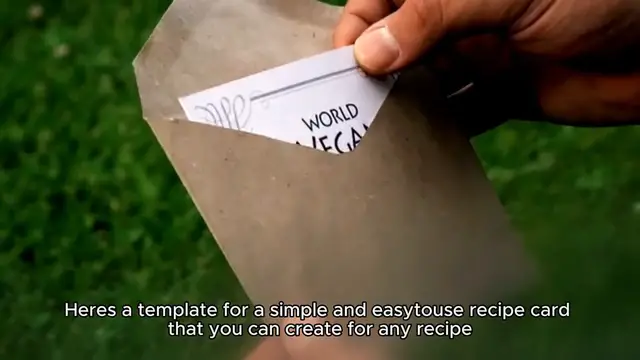 Video thumbnail for recipe cards