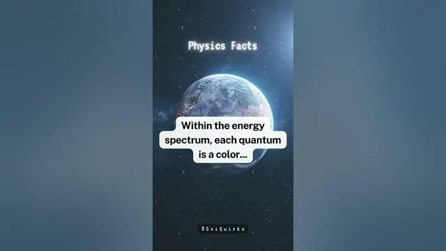 Video thumbnail for Quantum | Rainbow  | Colorless | #shorts #facts #science #quotes