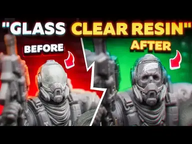 'Video thumbnail for How to Print GLASS-CLEAR Transparent Resin'