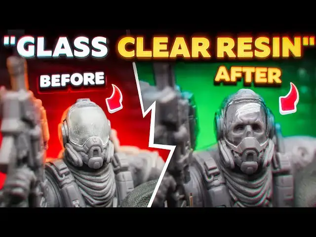 'Video thumbnail for How to Print GLASS-CLEAR Transparent Resin'