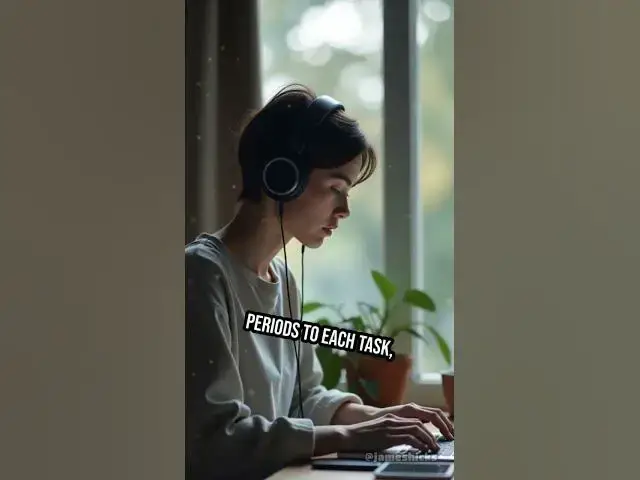 Video thumbnail for Boost Your Focus With This Easy Scheduling Hack