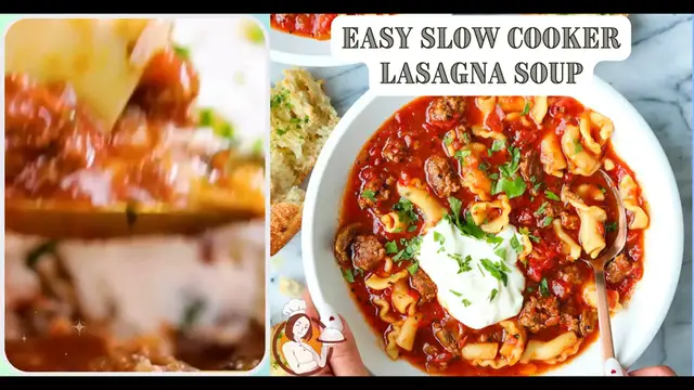 Video thumbnail for Easy Slow Cooker Lasagna Soup