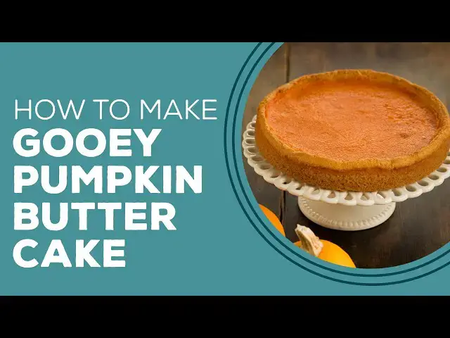 Video thumbnail for Blast from the Past: Gooey Pumpkin Butter Cake Recipe | Easy Thanksgiving Desserts
