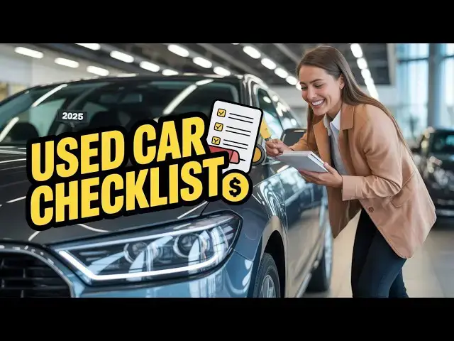 'Video thumbnail for What to Look for When Buying a Used Car in 2025: Complete Guide'