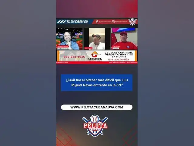 Video thumbnail for ¿Cuál fue el pitcher más difícil que Luis Miguel Navas enfrentó en la SN?