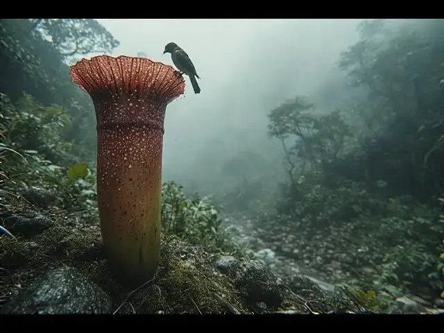 'Video thumbnail for Tropical Pitcher Plant (Nepenthes attenboroughii)'