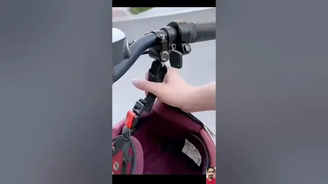 Video thumbnail for Motorcycle Helmet Lock | 🔗 Link is in Description | #trending #bike #gadgets