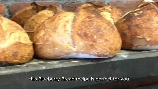 'Video thumbnail for Blueberry Bread Recipe'